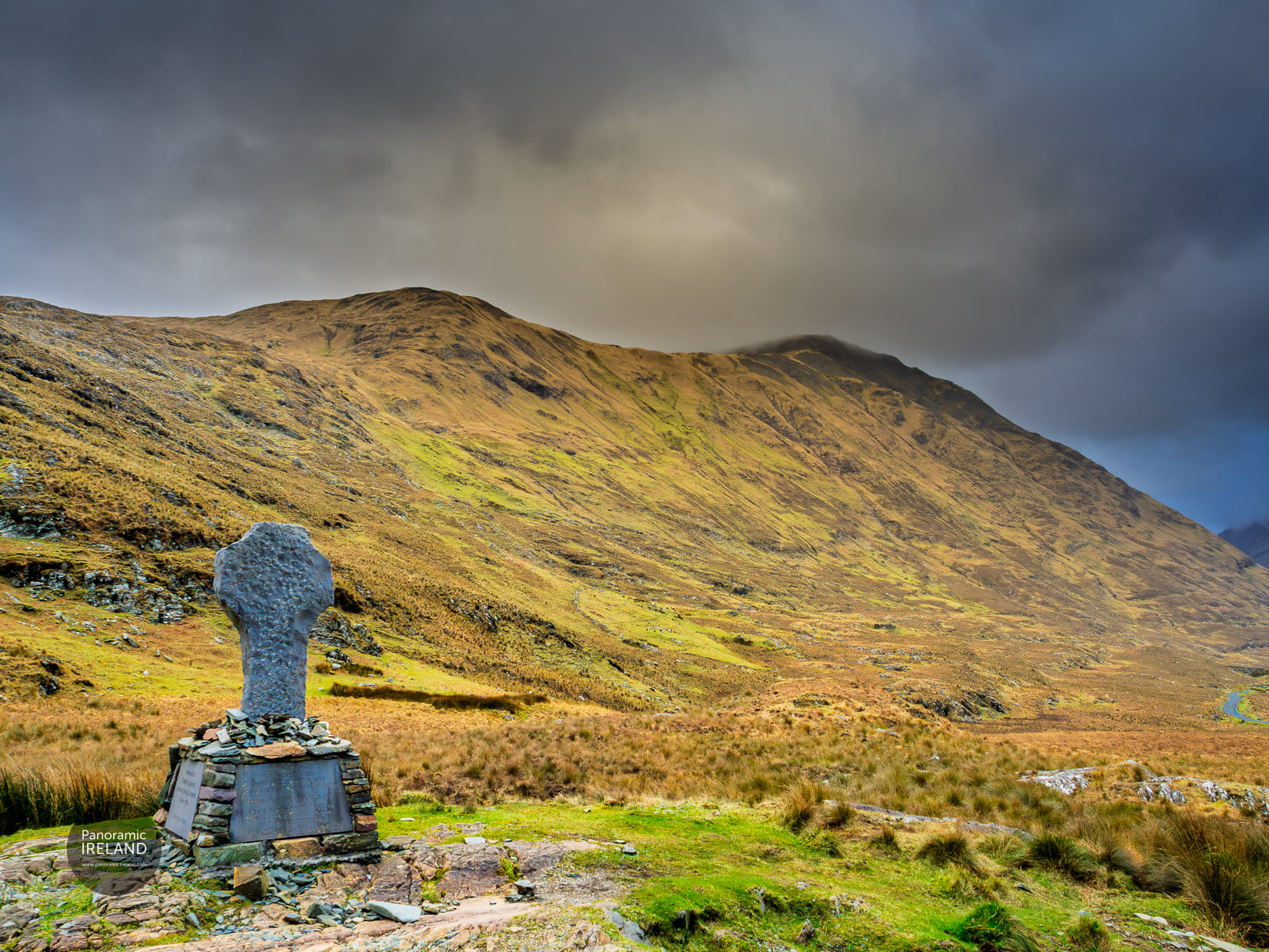 Memorial to the people who died in Doolough in March 1849 seeking and being denied aid from the authorities.