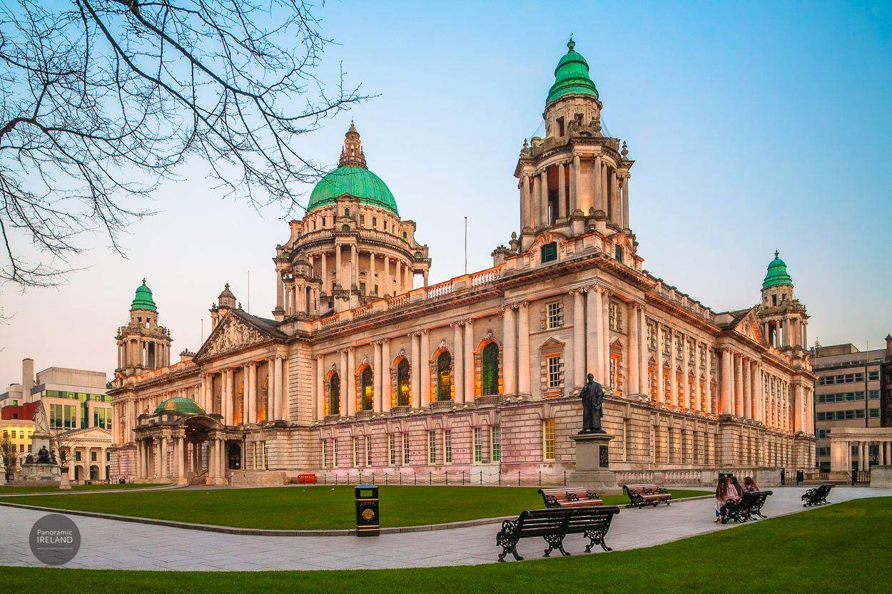 Belfast City Hall photographed on a private photography tour with Panoramic Ireland