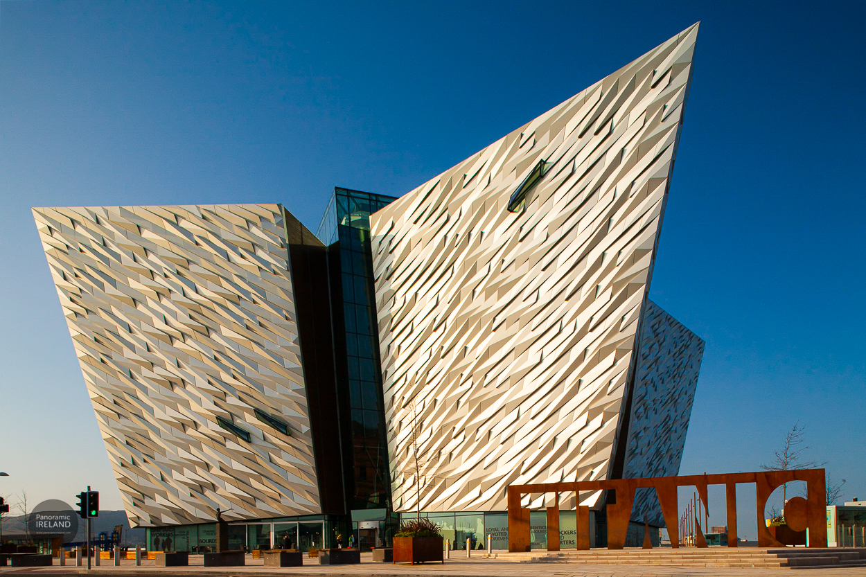 Titanic Belfast photographed during a private photography tour with Panoramic Ireland