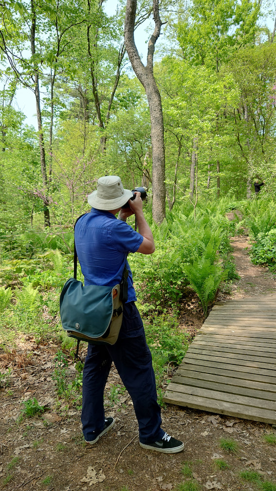 Darren photographing Irish scenery