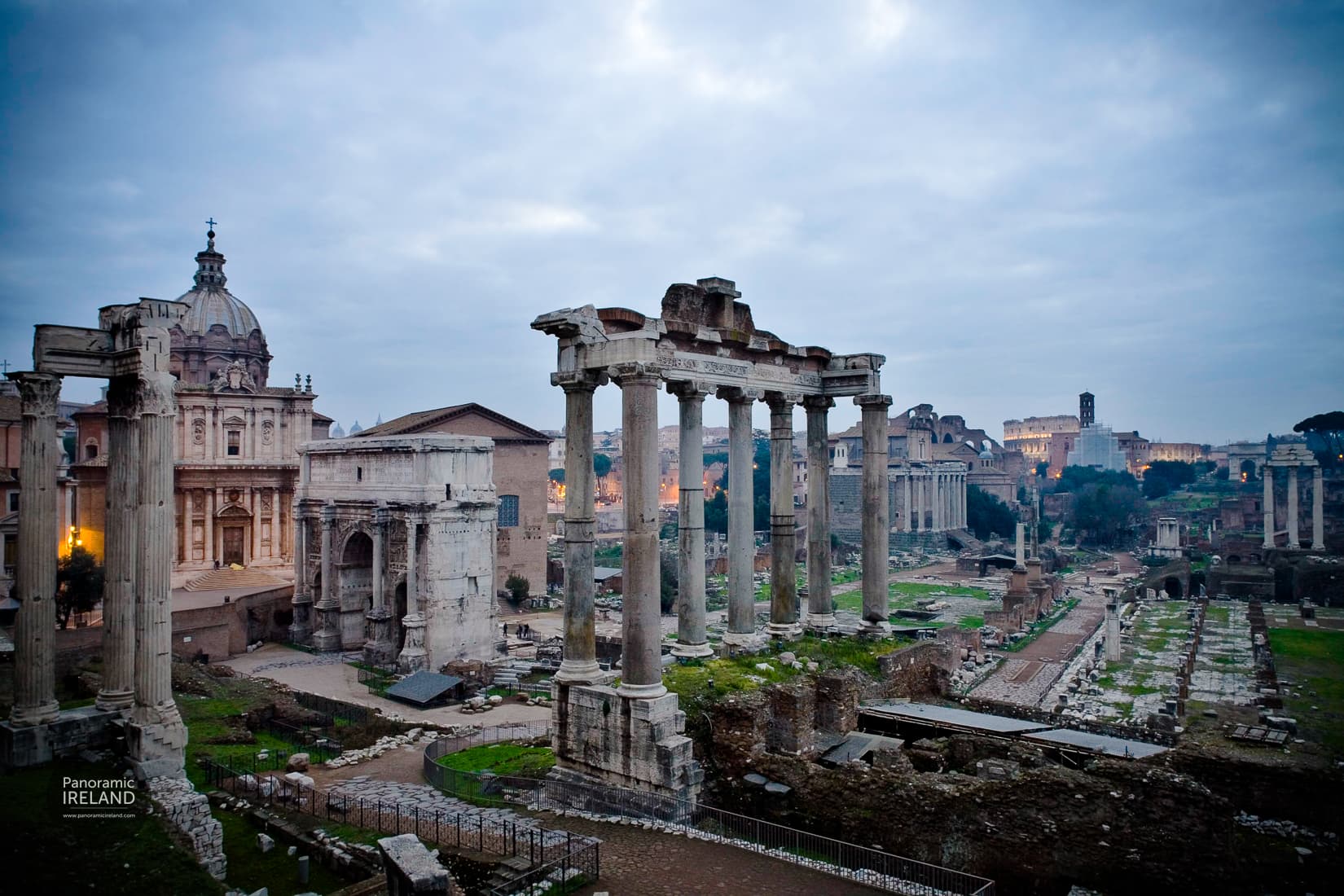 Roman Forum, Italy — Panoramic Ireland